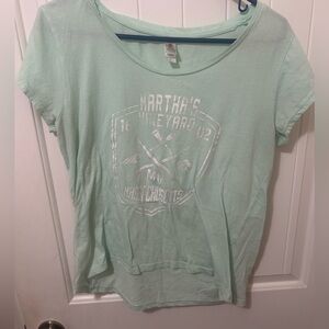 Martha’s Vineyard Mint Green Graphic Tee